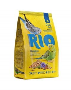 Корм Budgies Основной рацион для волнистых попугайчиков 1 кг Rio