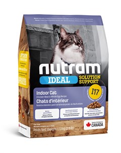 Сухой корм Ideal Solution Support I17 Indoor Shedding Cat Food для привередливых кошек живущих в пом Nutram