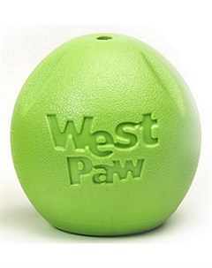 Игрушка West Paw Rando Мячик для собак 6 см салатовый Zogoflex