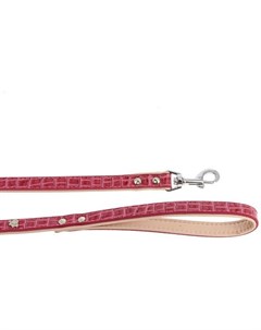 Поводок Колибри с украшением Лапка розовый для собак 120 x 1 5 см Розовый Каскад