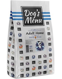Сухой корм Adult Home 18 8 для домашних собак 10 кг Dog’s menu