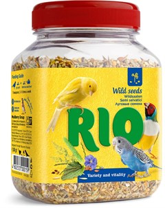 Лакомство Wild Seeds Семена луговых трав для птиц 240 г Rio