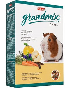 Корм Grandmix Cavie с витамином С для морских свинок 850 г Padovan