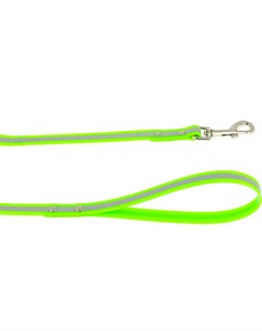 Поводок со светоотражающей полосой зеленый для собак 120 x 2 см Зеленый Каскад