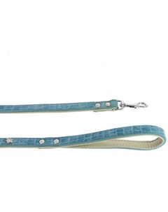 Поводок Колибри с украшением Лапка синий для собак 120 x 1 5 см Синий Каскад