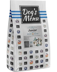 Сухой корм Junior 25 10 для щенков 10 кг Dog’s menu