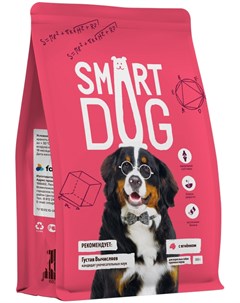 Сухой корм с ягненком для взрослых собак крупных пород 12 кг Ягненок Smart dog