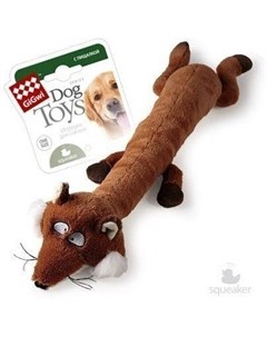 Игрушка Dog Toys Лиса с двумя пищалками для собак 63 см Gigwi