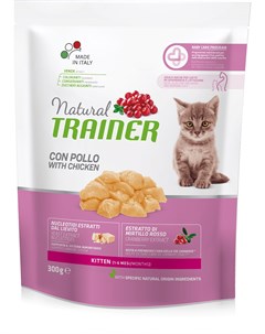 Сухой корм Natural Kitten для котят от 1 до 6 месяцев 300 г Курица Trainer