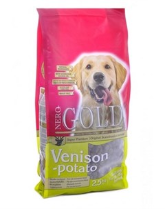 Сухой корм Adult Venison Potato для взрослых собак 2 5 кг Nero gold