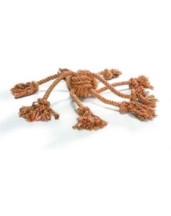 Игрушка Клубок веревочный с канатиками для собак 32 см Оранжевый Beeztees