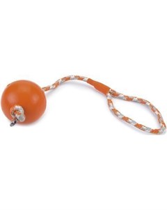 Игрушка Мячик на веревке оранжевый для собак d6 5 x 30 см Оранжевый Beeztees