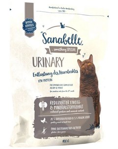 Сухой корм Urinary для кошек с чувствительной мочеполовой системой 400 г Sanabelle