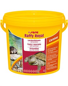 Корм Raffy Royal для рептилий 3 8 л 750 г ведро Sera
