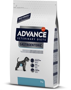 Сухой корм Gastro Enteric при патологии ЖКТ с ограниченным содержанием жиров для собак 3 кг Advance