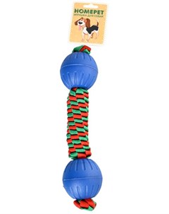 Игрушка Dental TPR два мяча на плетенке для игры на воде для собак O 6 см х 28 см Homepet