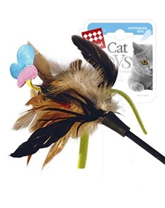 Игрушка Cat Toys Дразнилка с бабочкой для кошек 51 см Зеленая Gigwi