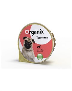Консервы для собак 125 г Телятина Organix