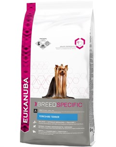 Сухой корм Breed Specific для собак породы Йоркширский терьер 2 кг Eukanuba