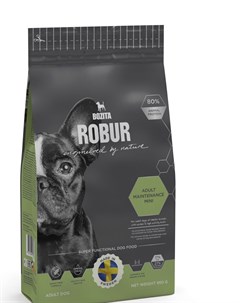 Сухой корм Robur Adult Maintenance mini для взрослых собак мелких и средних пород 3 25 кг Bozita