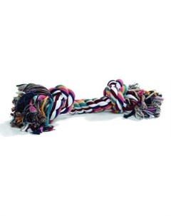 Игрушка Канат с 2 мя узлами для собак 20 см разноцветный Beeztees