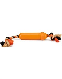 Игрушка Sumo Fit цилиндр на канате для собак 20 х 6 х 6 см Оранжевый Beeztees