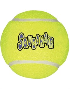 Игрушка Air Dog Squeaker Ball Мячик теннисный очень большой для собак 11 см 11 см Kong