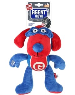 Игрушка Agent Игрушка Собака с теннисным мячом и пищалкой для собак 21 cv Красный с синим Gigwi