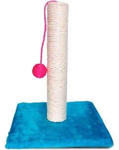 Когтеточка столбик с шариком для кошек 30 х 30 х 40 см Триол