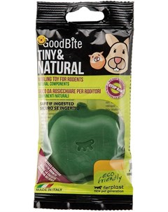 Жевательная игрушка Goodb Tin Nat Bag яблоко для грызунов 7 х 6 5 х 1 6 см Ferplast