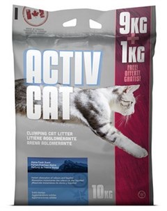 Наполнитель ActivCat комкующийся аромат альпийской свежести для кошек 10 кг Альпийская свежесть Canada litter