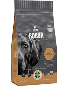 Сухой корм Robur Adult Maintenance для молодых и взрослых собак с нормальным и повышенным уровнем ак Bozita