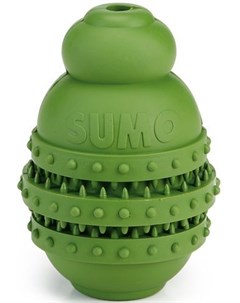 Игрушка Sumo Play очистка зубов для собак 6 х 6 х 8 5 см Зеленый Beeztees