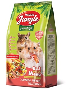 Корм Престиж для хомяков мышей песчанок 500 г Happy jungle