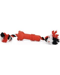Игрушка Sumo Mini Fit Цилиндр на канате для собак 4 5 х 4 5 х 11 см Красный Beeztees