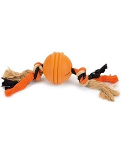 Игрушка Sumo Fit Ball мяч на канате для собак 31 8 х 7 9 х 7 9 см Оранжевый Beeztees