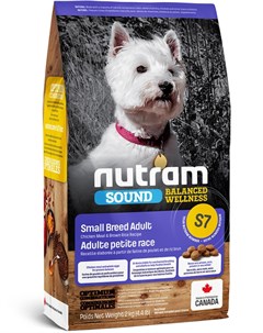 Сухой корм Sound Balanced Wellness S7 Small Breed Adult Dog для собак мелких пород 2 кг Nutram