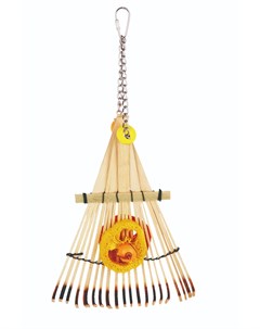 Игрушка для птиц бамбуковые грабли 25см Fauna