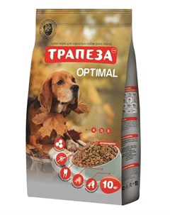 Optimal корм для собак всех пород старше 1 года живущих в городских условиях 10 кг Трапеза
