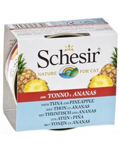 Консервы для кошек Тунец ананас рис 75г Schesir