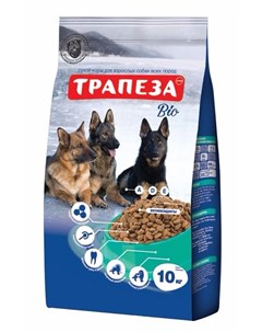 Bio корм для собак всех пород старше 1 года с нормальной активностью 10 кг Трапеза