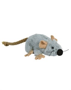 Игрушка для кошек Мышь плюш серый 7 см Trixie
