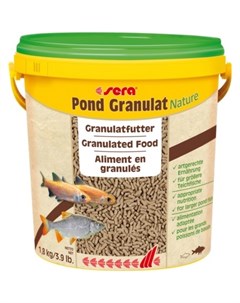 Корм для рыб Pond Granulat 10 л 1 5 кг ведро Sera