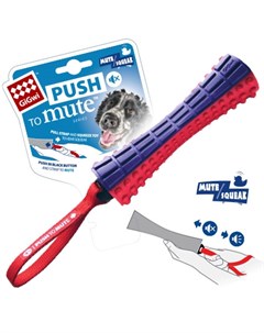 Игрушка для собак Push to Mute Палка с отключаемой пищалкой 20 см Gigwi
