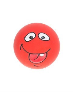 Игрушка для собак Мяч Смайлик латексный 6 см Petmax