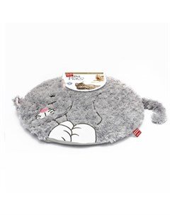 Лежанка для животных для кошек Кошка фигурная плюш 40х50х5 см Gigwi