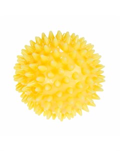 Игрушка для собак Мяч игольчатый желтый 7 см Petmax