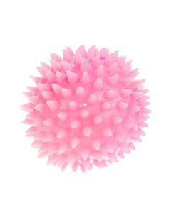 Игрушка для собак Мяч игольчатый розовый 7 см Petmax