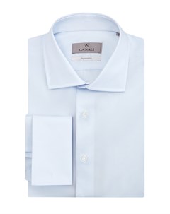 Рубашка из хлопка с обработкой Impeccabile под запонки Canali
