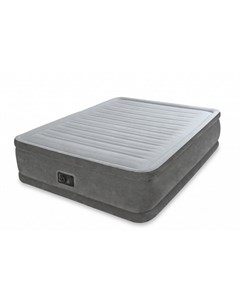 Надувная кровать Comfort-Plush 152х203х46см, встроенный насос 220V 64414 Intex